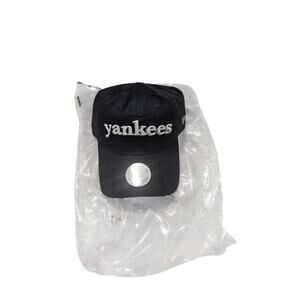 New Era Womens Curved Brim Adjustable Yankees Hat Navy